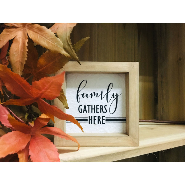 Family Table Sign Wayfair