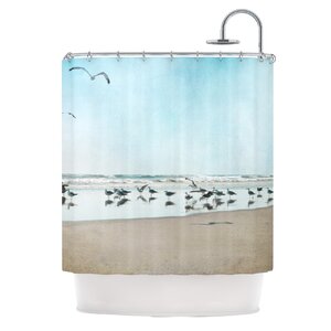 Sea Blue Shower Curtain