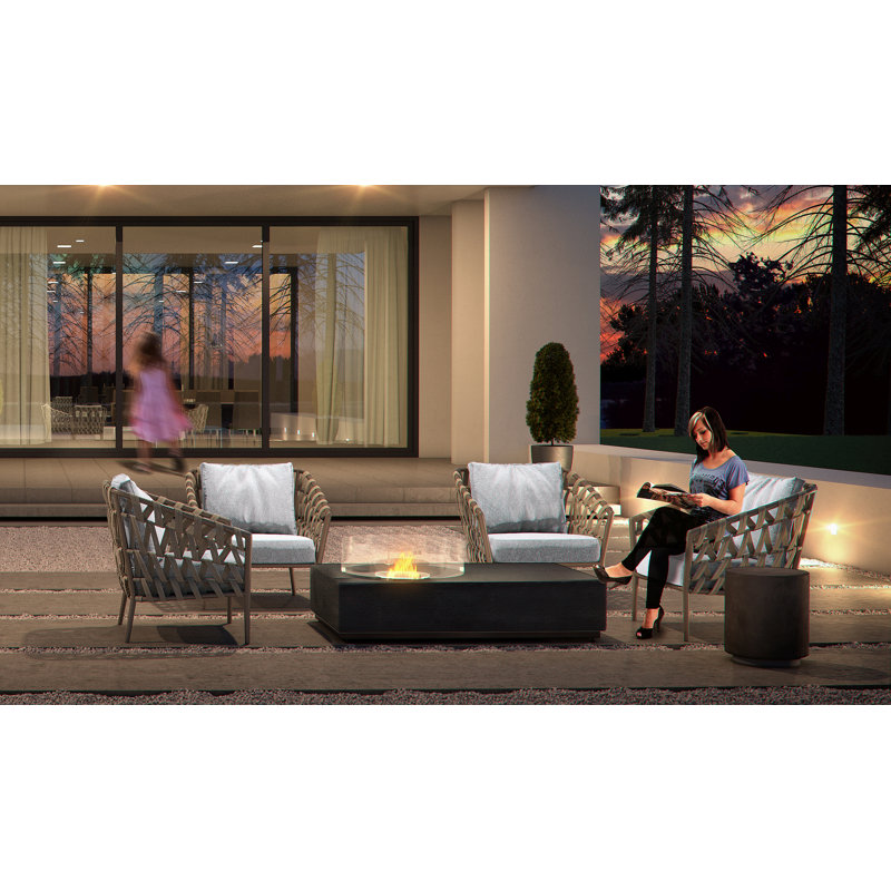 Seasonalliving Ingot Byzantine Copper Bio Ethanol Fuel Fire Pit
