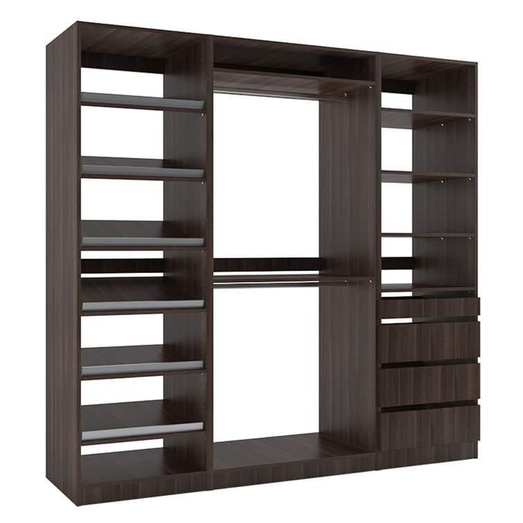 Closet & CO South Dakota 84" W Closet System ReachIn Sets Wayfair Canada