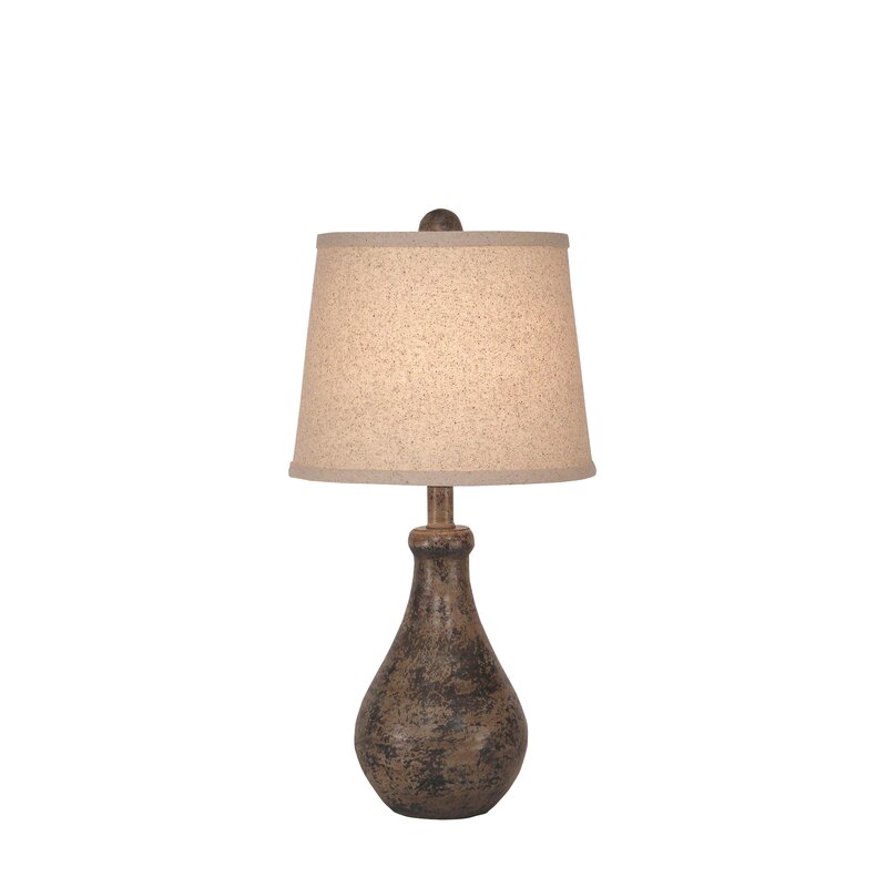 clay table lamp