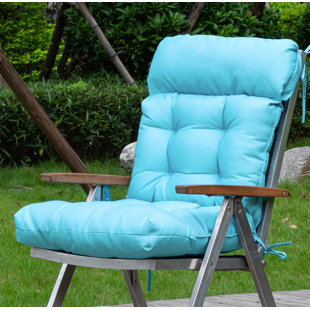 Padded Adirondack Garden Chair Cushion Seat Patio Sun Lounger Recliner 