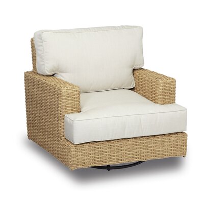 Leucadia Club Patio Chair With Cushion Sunset West Color Canvas