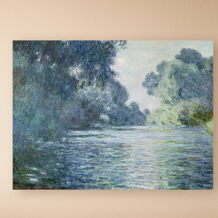 Vault W Artwork Branch Of The Seine Near Giverny By Claude Monet