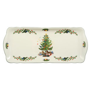 Goebel Weihnachtsgeschirr Weihnacht Service Servierplatte Platte oval 30cm x22cm