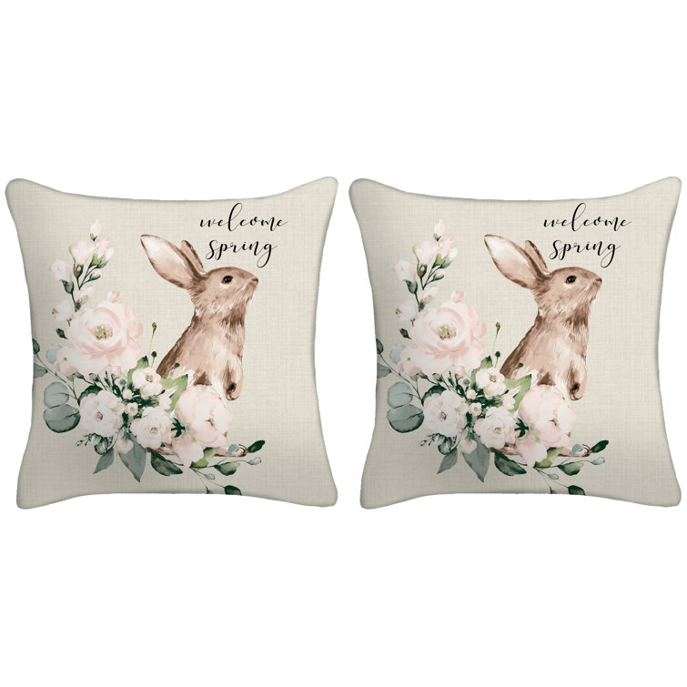 spring throw pillows