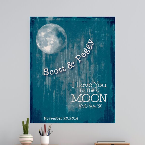 Details about   I Love You To The Moon Wall Decal Sticker Home NQ23 