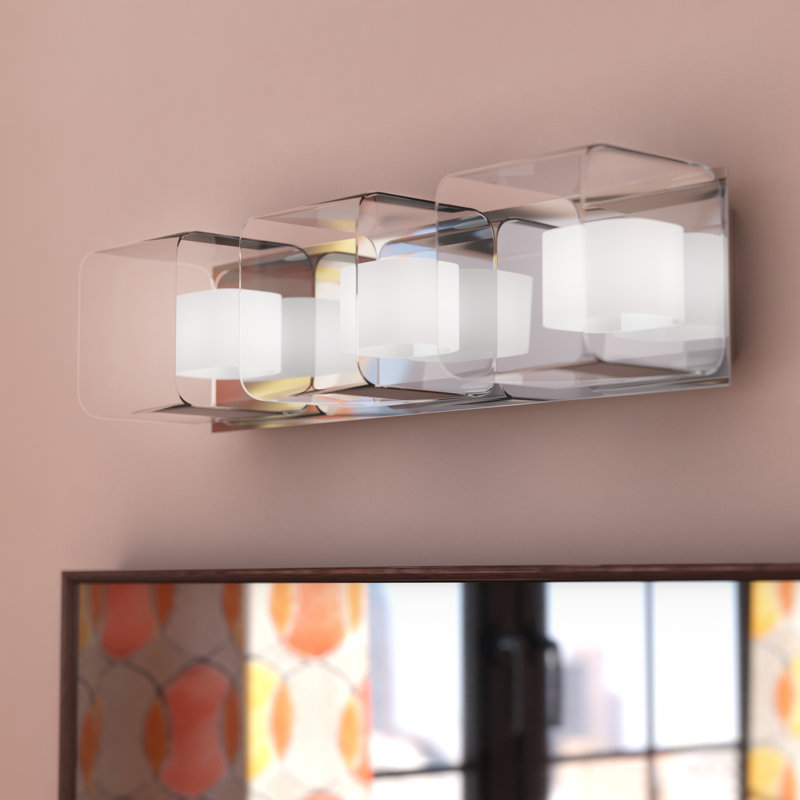 Zipcode Design Stephen Clear Frosted Gl 3 Light Bath Bar Stephen Clear Frosted Gl 3 Light Bath Bar