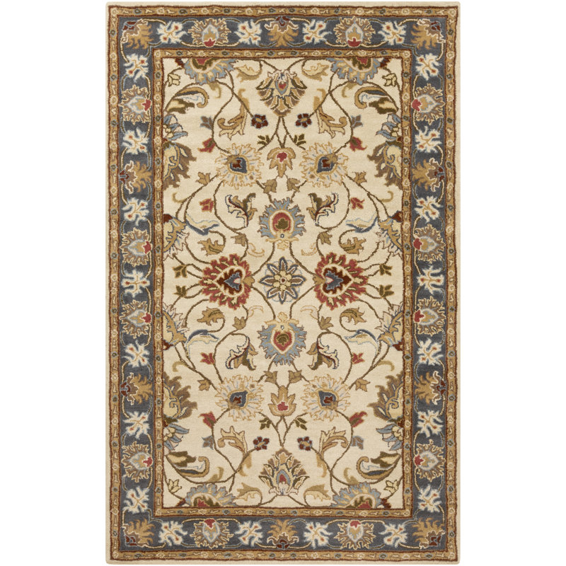 Burleson Oriental Handmade Tufted Wool Multicolor Area Rug Reviews Birch Lane