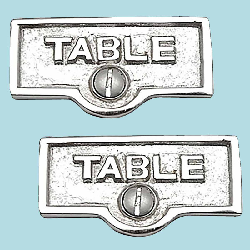 The Renovators Supply Inc Switch Tags Table Name Signs 1 Gang Rocker Wall Plate
