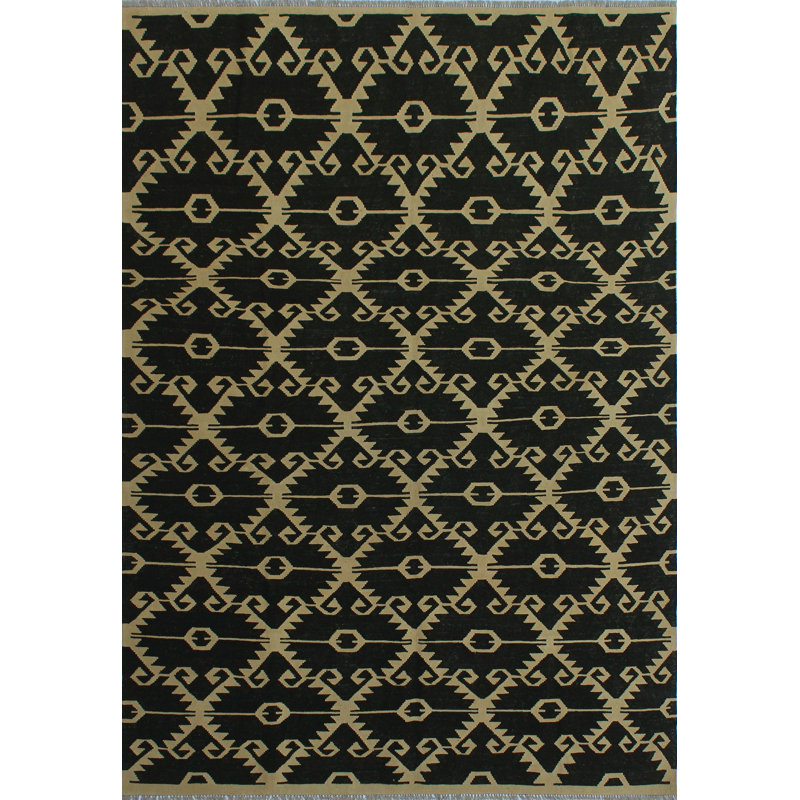 Isabelline One Of A Kind Reta Kilim Rusty Hand Woven Wool Red Area Rug Wayfair