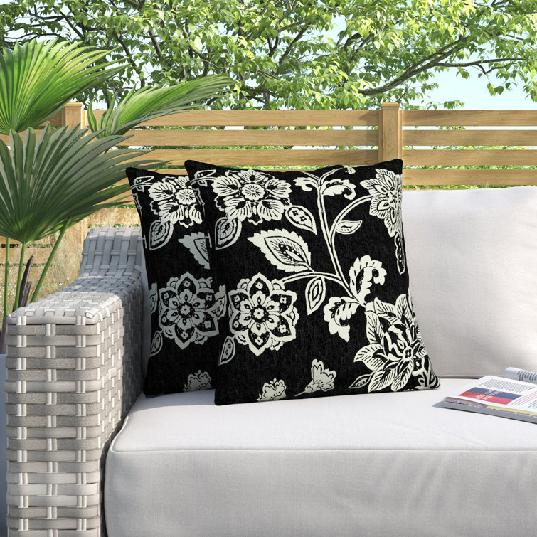 set of two throw pillows