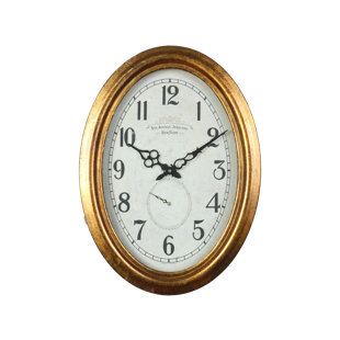 Gold Starburst Clock Wayfair Darwen Gold Wall Clock