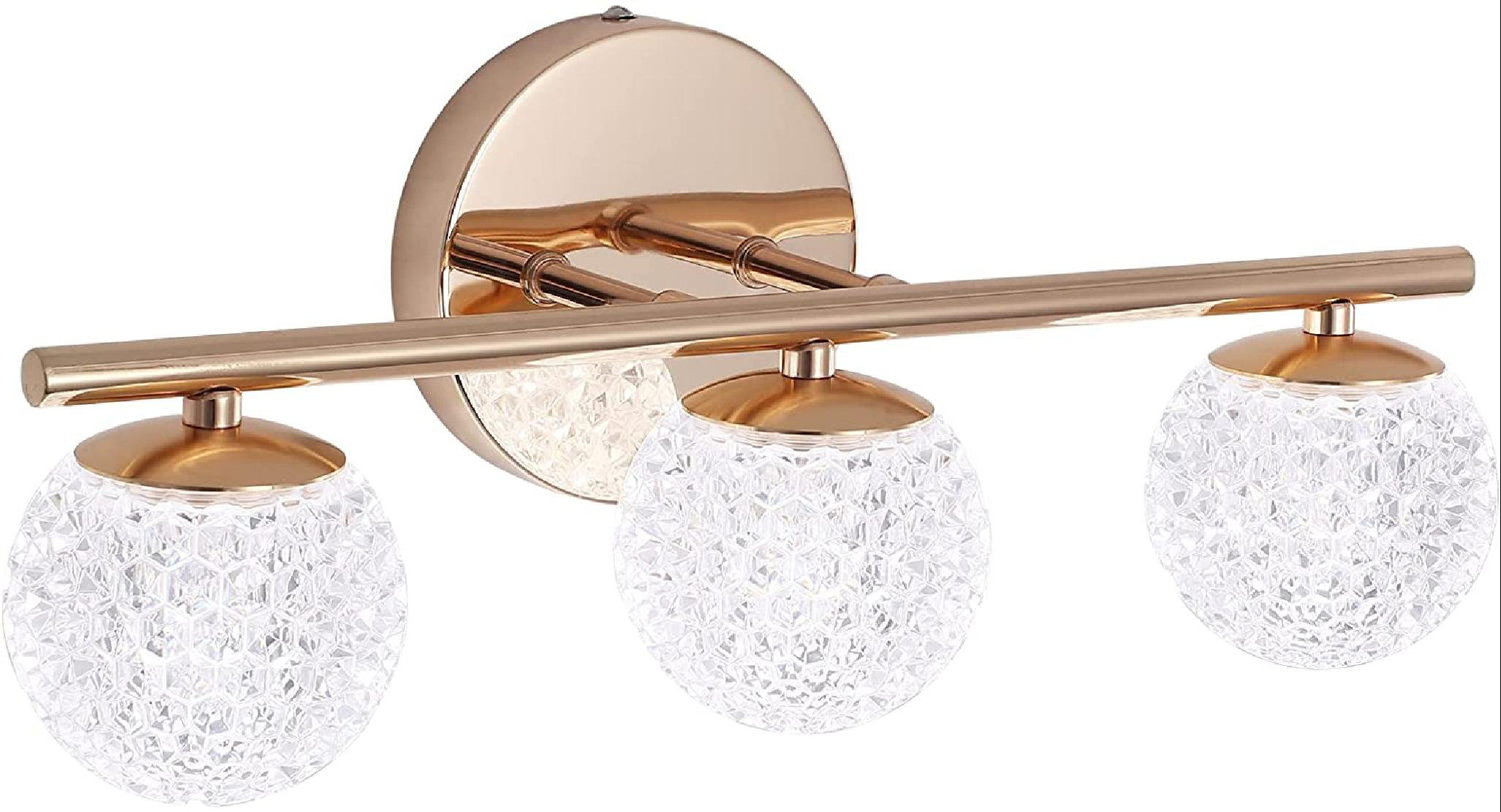 Crystal LED Mirror Light Wall Mounted Lamp Fixtures Vanity Modern Bathroom Light 
