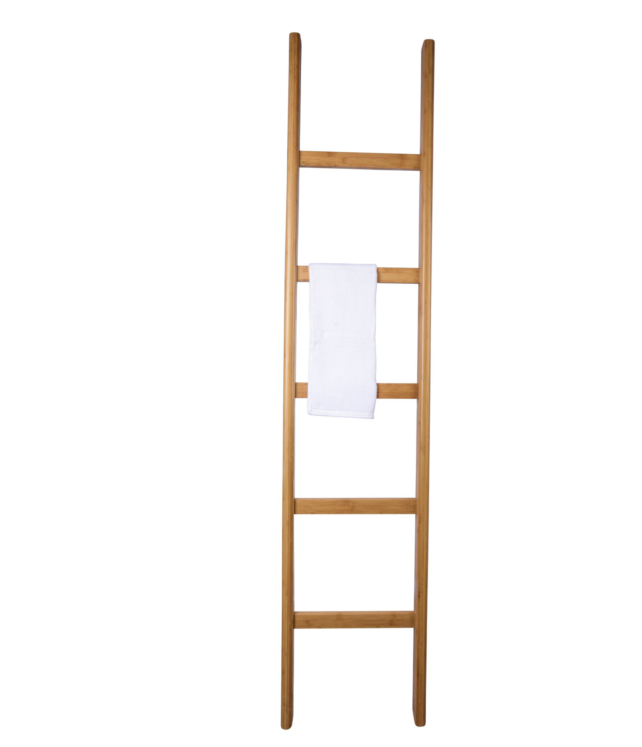 ikea ladder towel rack