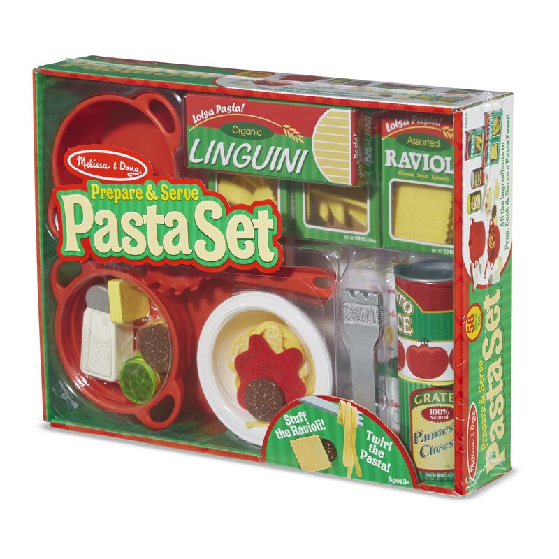 melissa & doug deluxe pizza oven & pasta play set