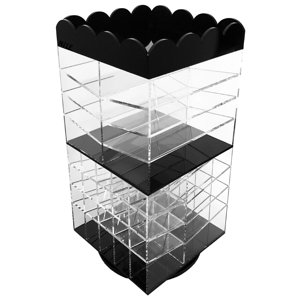 Acrylic Rotating Palette Storage Lipstick Makeup Cosmetic Organizer