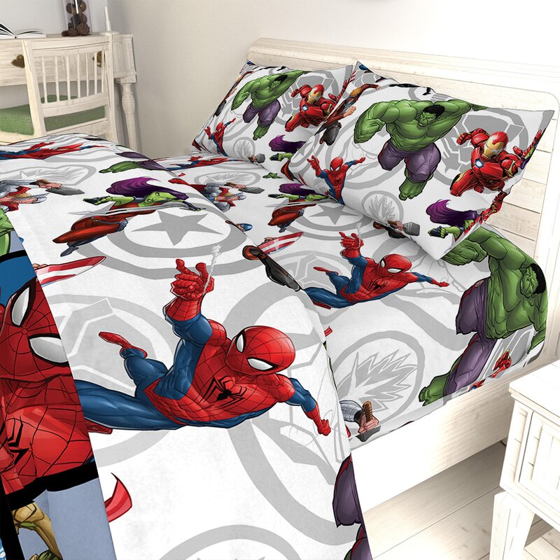 Zoomie Kids Pate Avengers Team Reversible Comforter Set Reviews