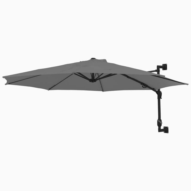 Freeport Park 3m Wall Mount Parasol Wayfair Co Uk