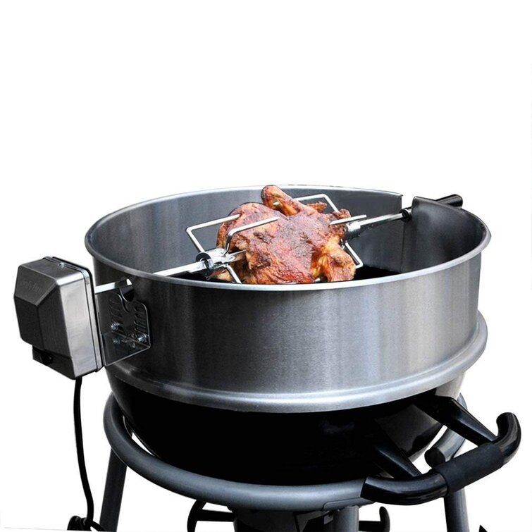 Onlyfire Rotisserie Kit Fits for Weber Go Anywhere Barbecue Grill