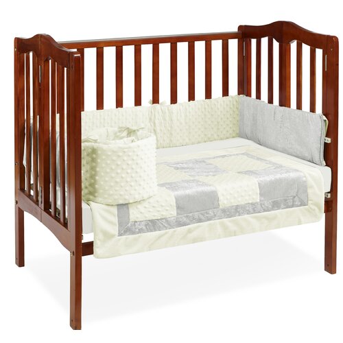 Isabelle Max Croco Minky 3 Piece Mini Crib Port A Crib Bedding