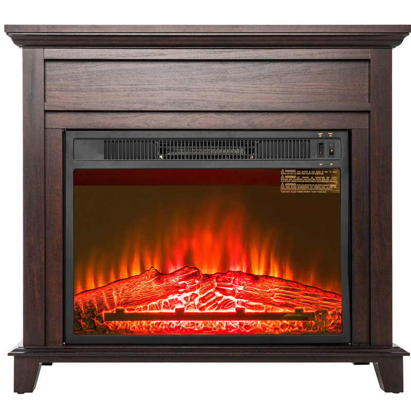 Akdy Freestanding Wooden Mantel Flames Electric Fireplace Akdy Freestanding Wooden Mantel Flames Electric Fireplace Reviews Wayfair