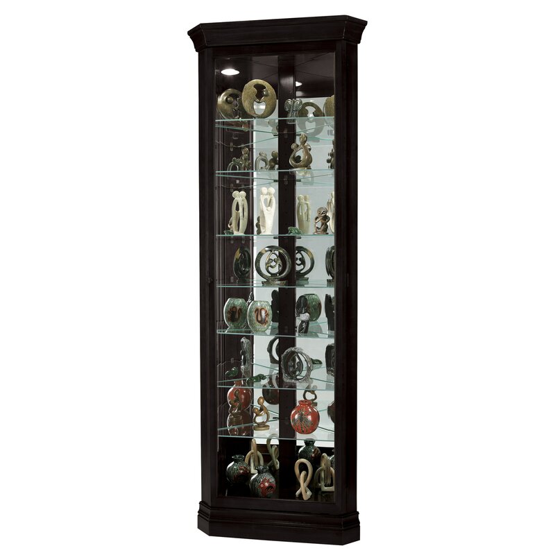 Darby Home Co Arjun Corner Curio Cabinet Reviews Wayfair