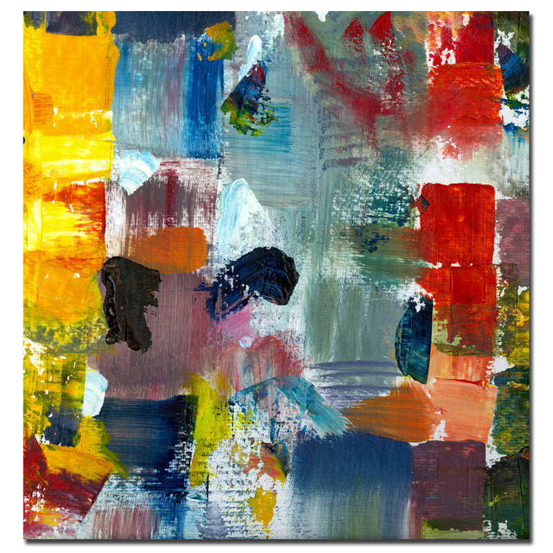 Trademark Art Color Relationships Iii By Michelle Calkins Painting Print On Canvas Wayfair