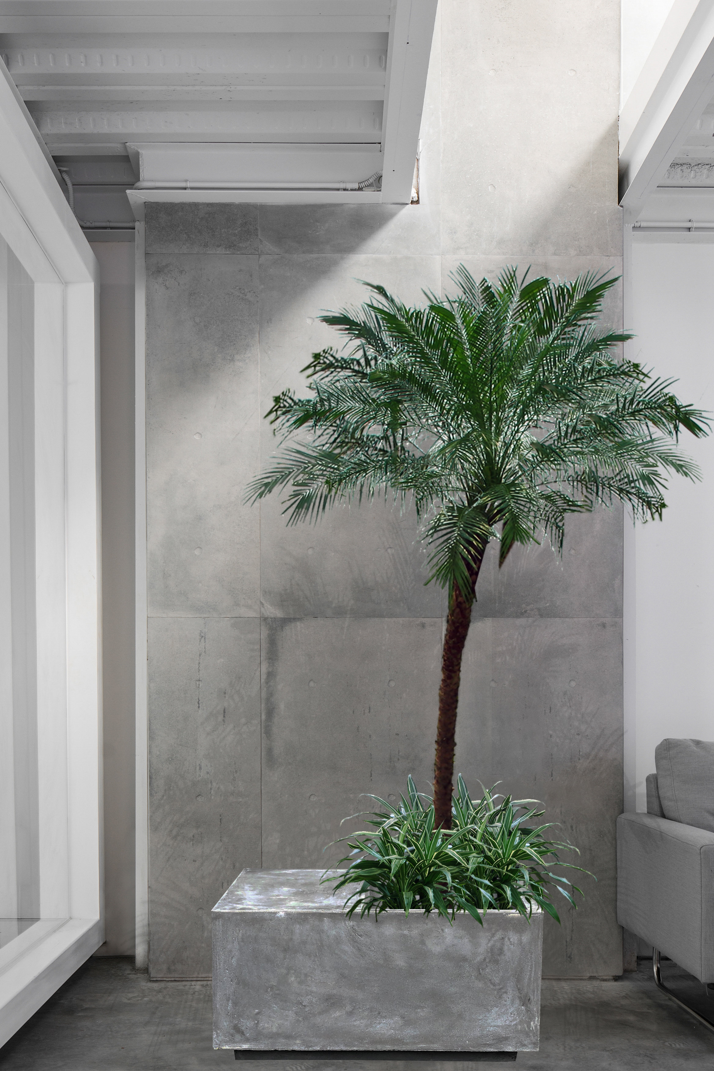 wayfair balcony planters on Williston Forge Leonia Long Multifunction Concrete Planter Box Reviews Wayfair