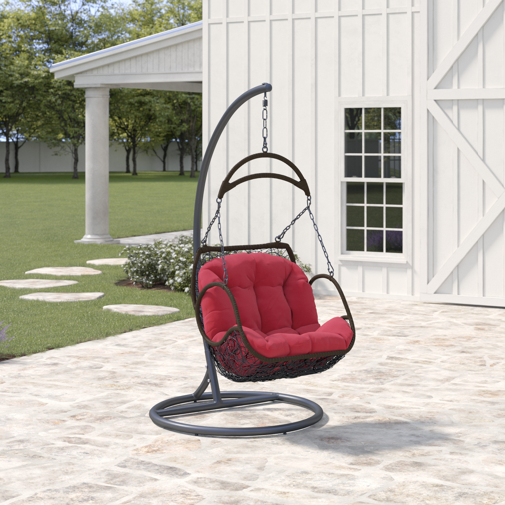 vernice swing chair with stand