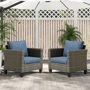 All-Weather Weave Lounge Chair Cozy Castle 3-Piece Acapulco Patio Chair with Cover Balcony Chair Egg Chairs with Glass Top Table Patio Conversation Bistro Set Gray 