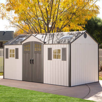 Lifetime 15 Ft W X 8 D Plastic Storage Shed Reviews