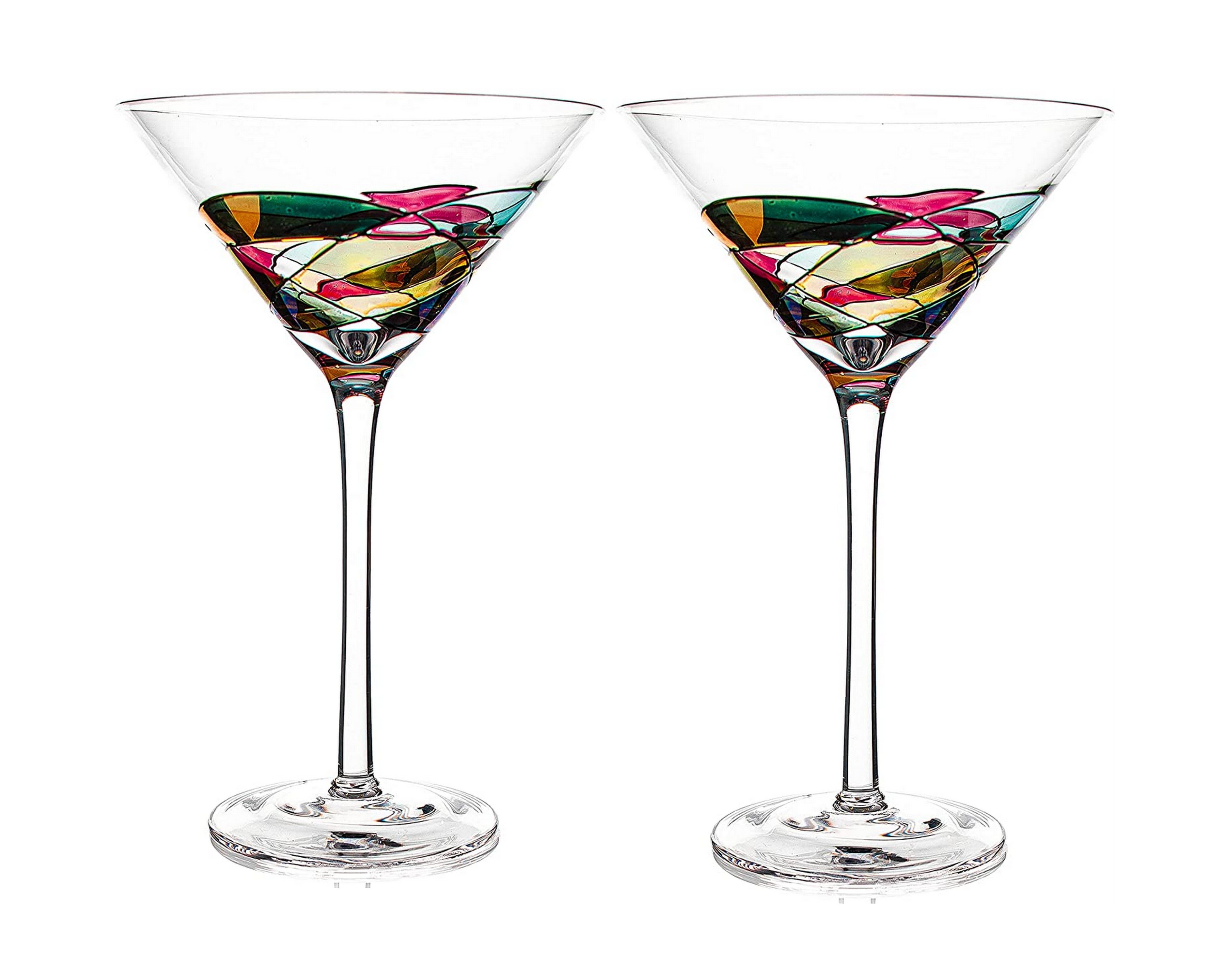 8 oz or 10-Ounce Details about   Strahl Martini Glasses Set of 4 