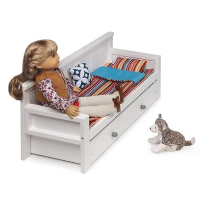 Sofa/Daybed with Trundle for 18 inch Dolls Badger Basket