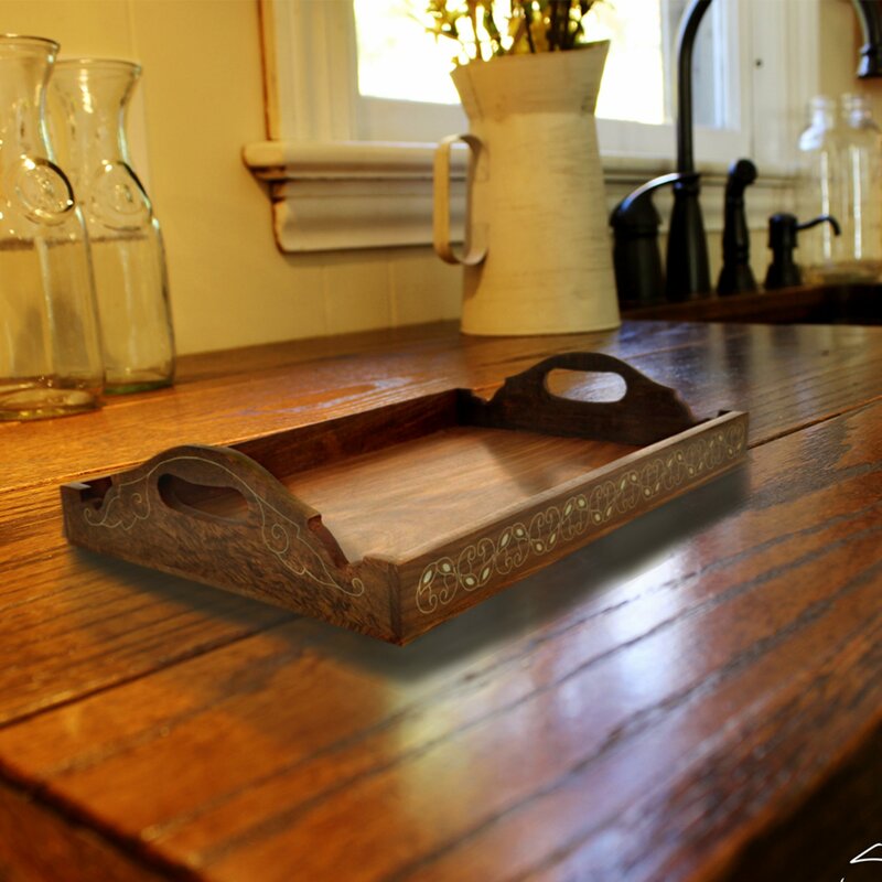 coffee table wooden tray