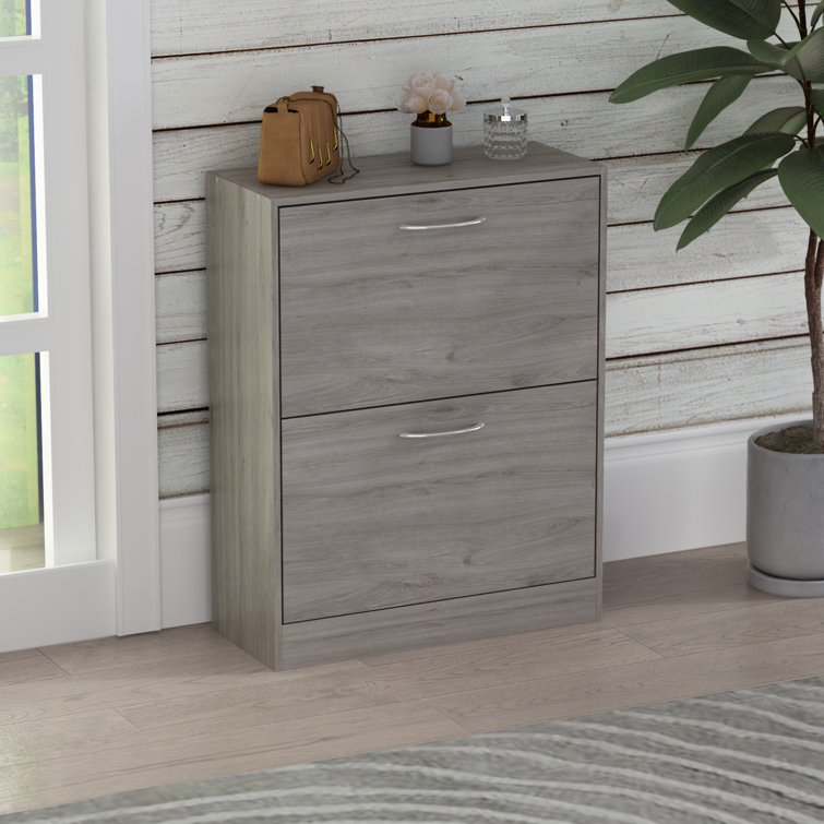 Latitude Run® Modern Shoe Storage For Entryway, 2 Tier Floor