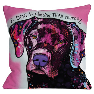 black labrador christmas pillow