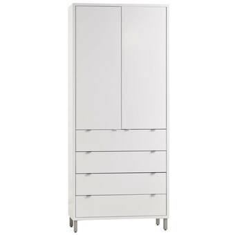 Corrigan Studio Manuel Mirror Closet Wardrobe Armoire Wayfair