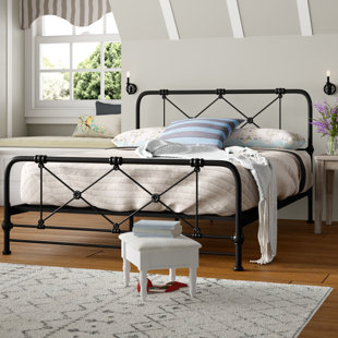 Go to store & view more images Cherrie Modern and Contemporary Stippled Queen Platform Bed by August Grove