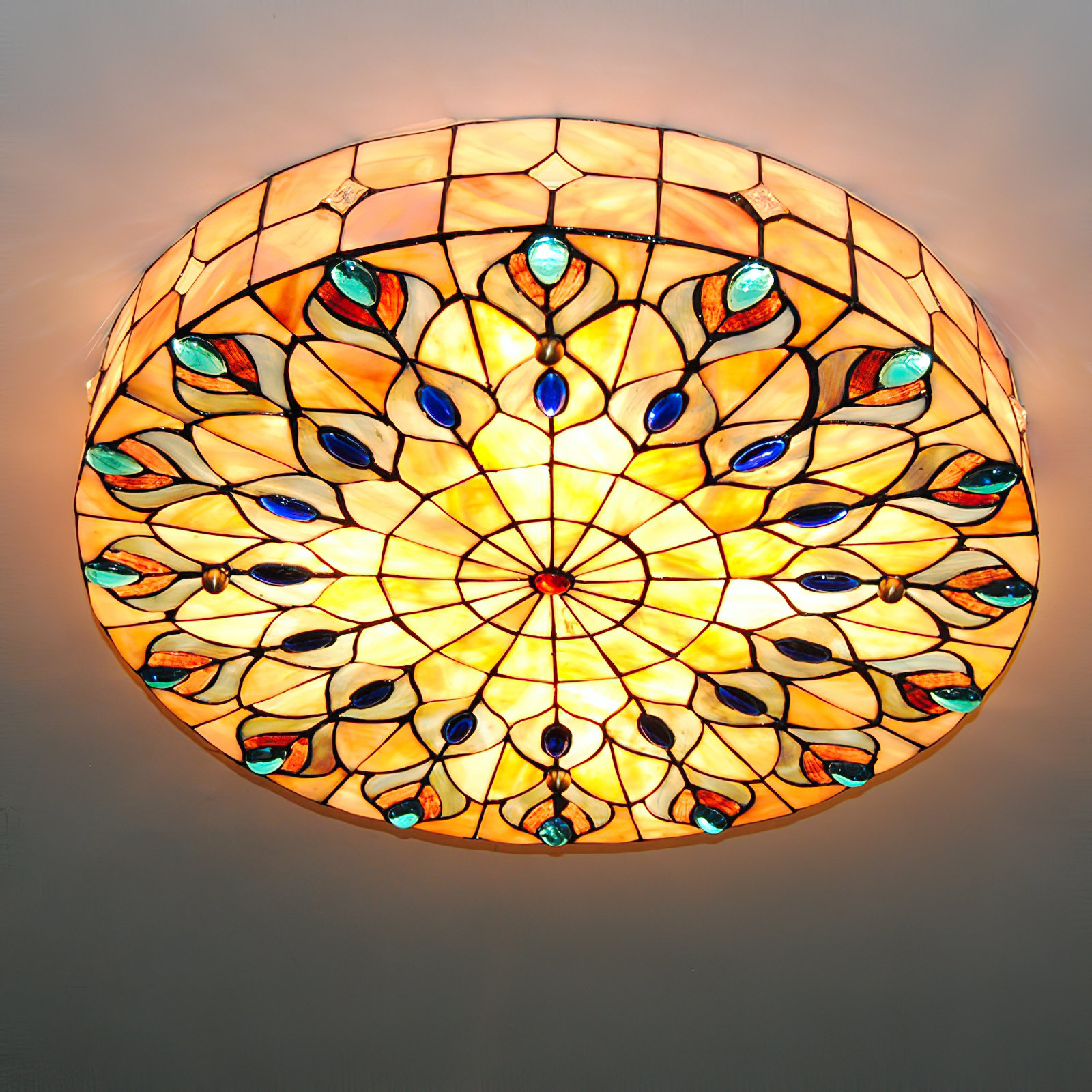 Bloomsbury Market Hedvig Glass Flush Mount & Reviews Wayfair