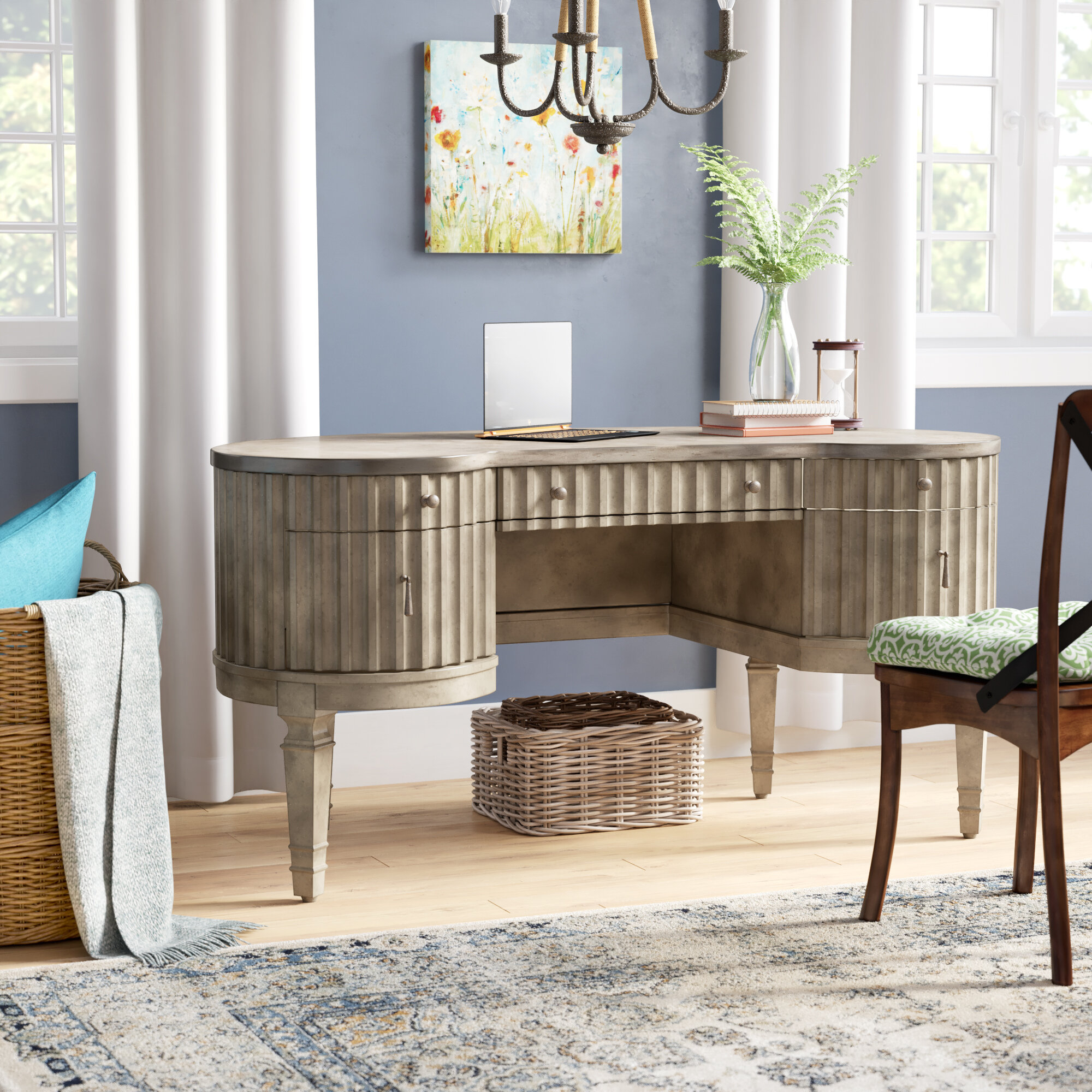 Hooker Furniture Melange Wood Executive Desk Reviews Wayfair