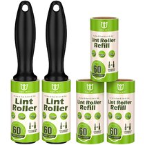 Extra Sticky Hair Remover Picks Up Dust Dandruff 6/" 3pcs Lint Roller Refill