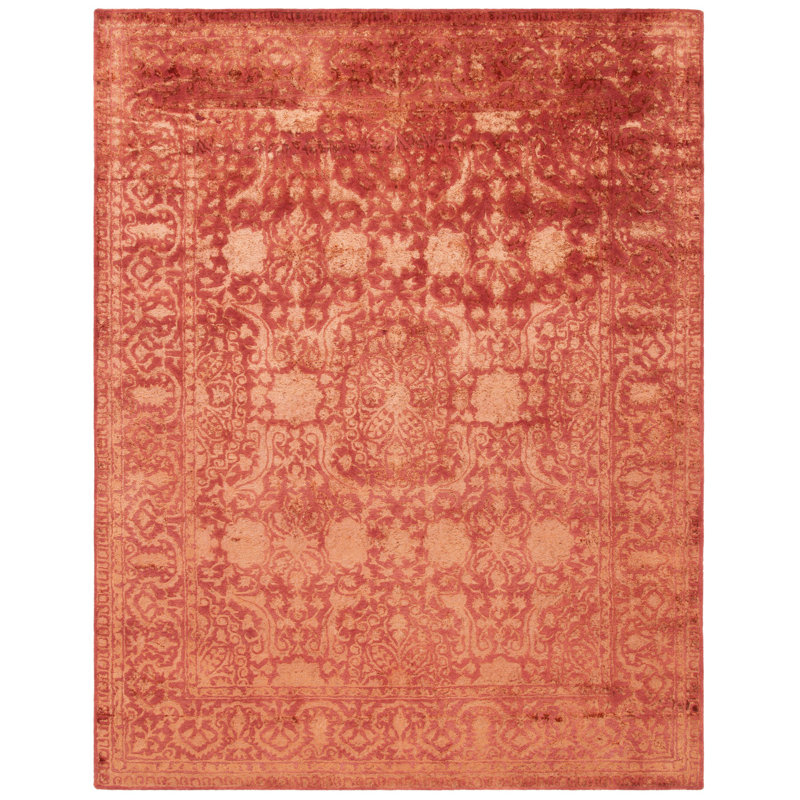 Safavieh Silk Road Hand Tufted Wool Rust Area Rug Reviews Wayfair