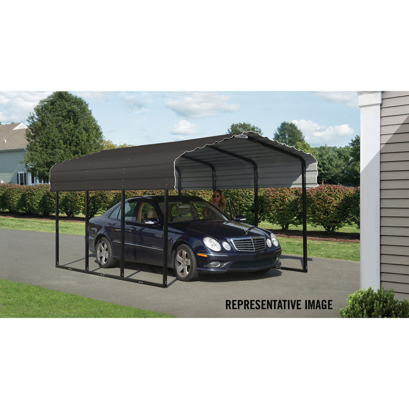 Arrow Steel Carport 10 Ft X 29 Ft Canopy Wayfair