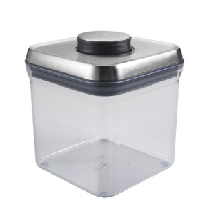 SteeL Big Square Pop 76.8 Oz. Food Storage Container