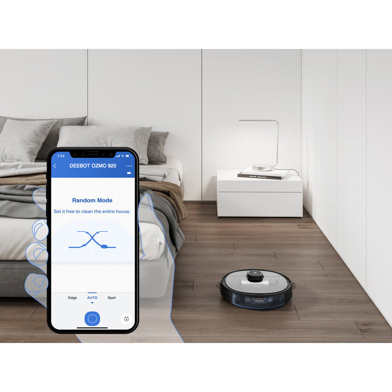 Ecovacs Robotics Inc Ecovacs Deebot Ozmo950 2 In 1 Robotic Vacuum And Mopping Robot With Navigation 3 Hours Battery Life Reviews Wayfair