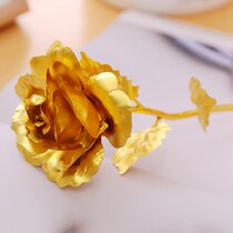 Details about   Gold Foil Rose gift Box Colorful Ribbon lights Valentine's Day Birthday Gift NEW