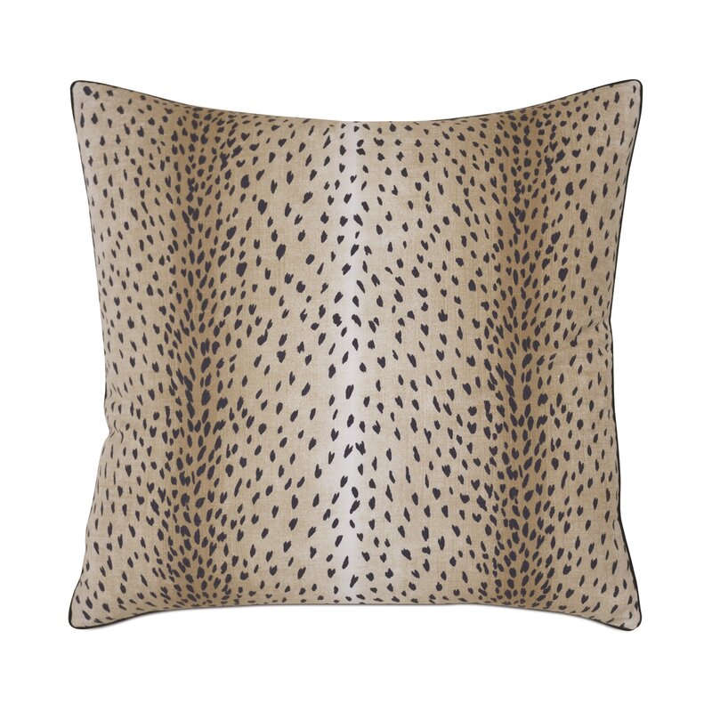 eastern accents ines spotted animal print euro sham perigold sheers and blinds