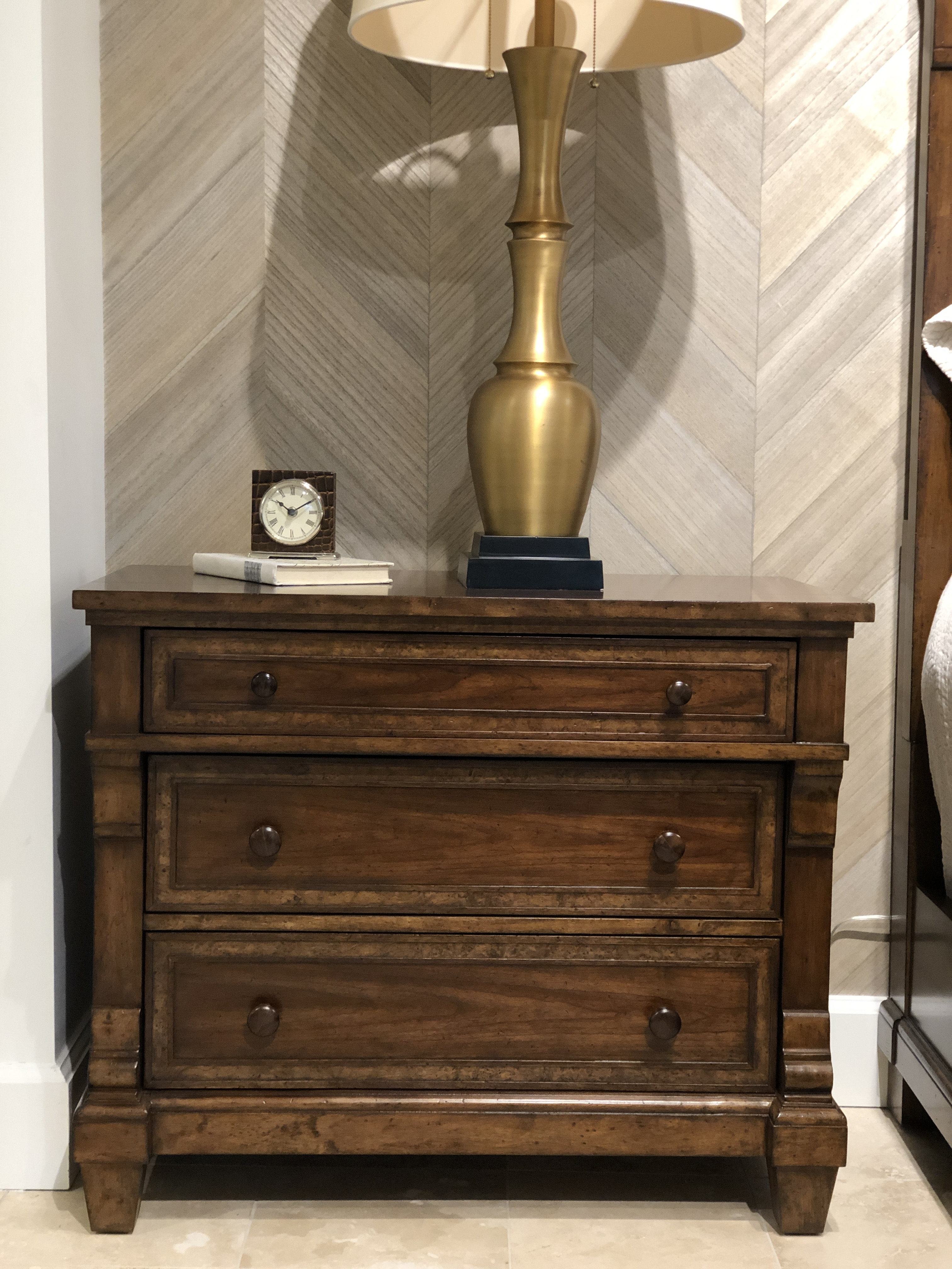 stanley furniture coastal living collection on Stanley Furniture Old Town 3 Drawer Nightstand In Brown Wayfair