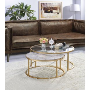 Kellan 2 Piece Coffee Table Set (Set Of 2) by Everly Quinn Savings